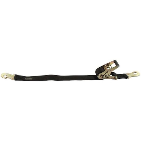 Vortex 2 in. x 8 ft. Ratcheting Tie Down Straps with Flat Hook VO3074579
